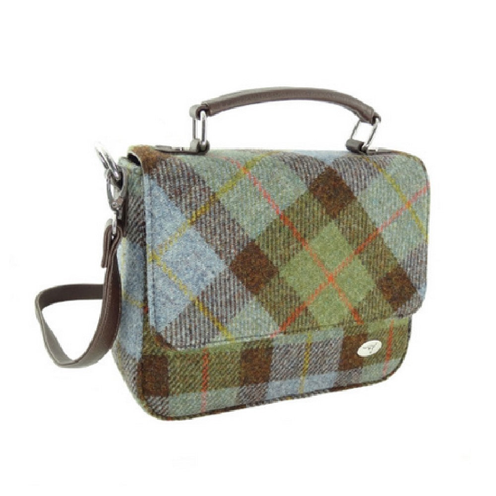 Glen Appin Harris Tweed Thurso Handbag Gunn Tartan