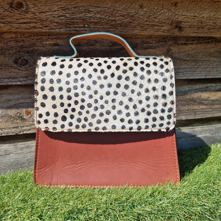 Recycled Leather Crossbody Handbag 209-102