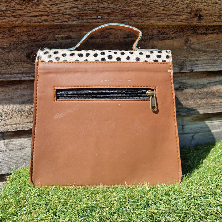 Recycled Leather Crossbody Handbag 209-102