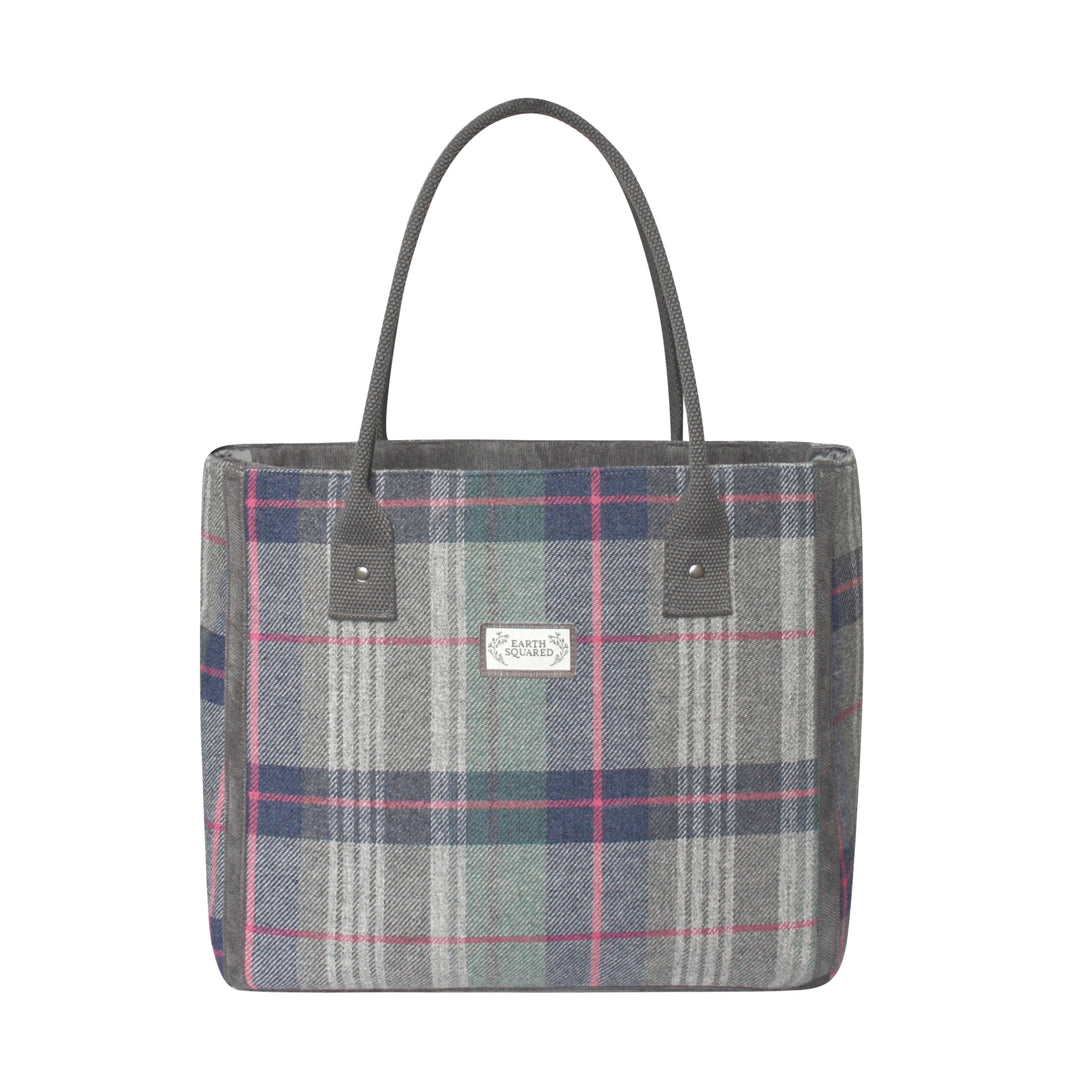 Drem Grey Tweed Tote Handbag by Earth Squared