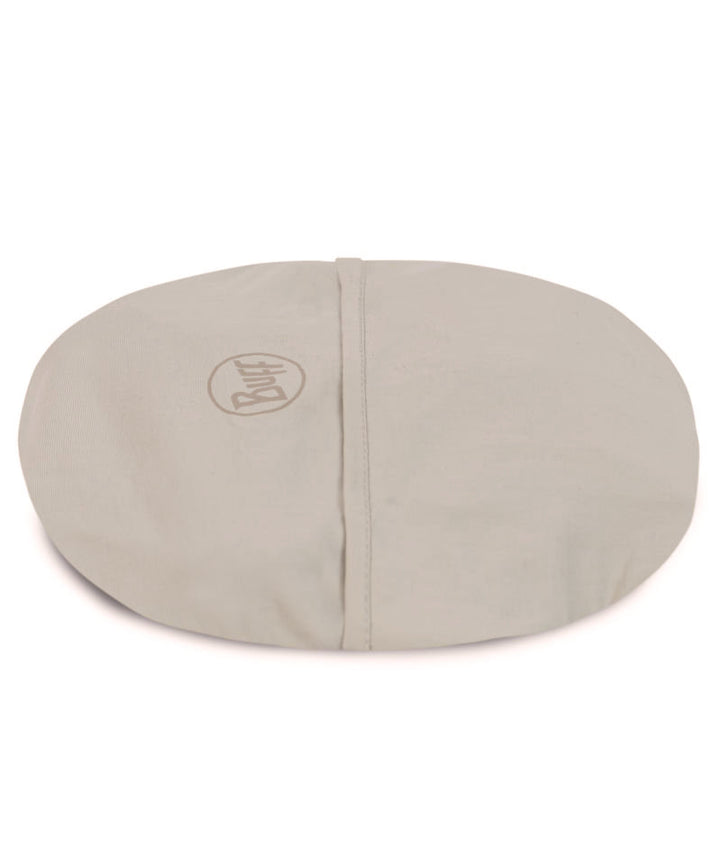 Buff Explore Booney UPF 50 Lightweight Packable Hat In Solid Light Grey/Stone