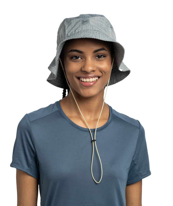 Buff Go Bucket Hat UPF 50 Lightweight Packable Hat In Flint
