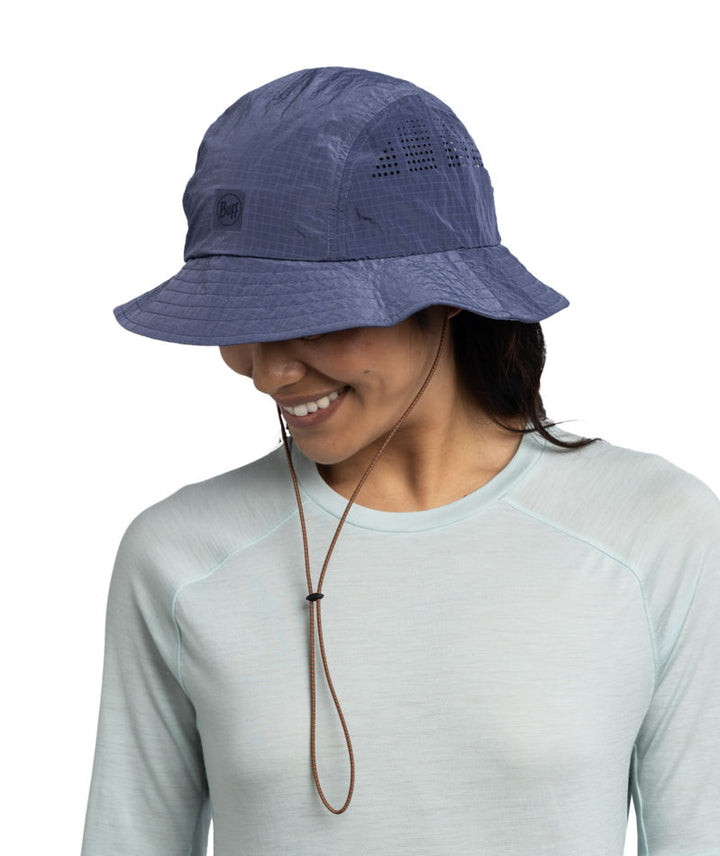 Buff Go Bucket Hat UPF 50 Lightweight Packable Hat In Indigo