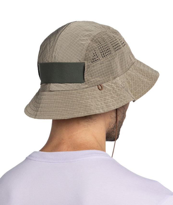 Buff Go Bucket Hat UPF 50 Lightweight Packable Hat In Tundra Khaki