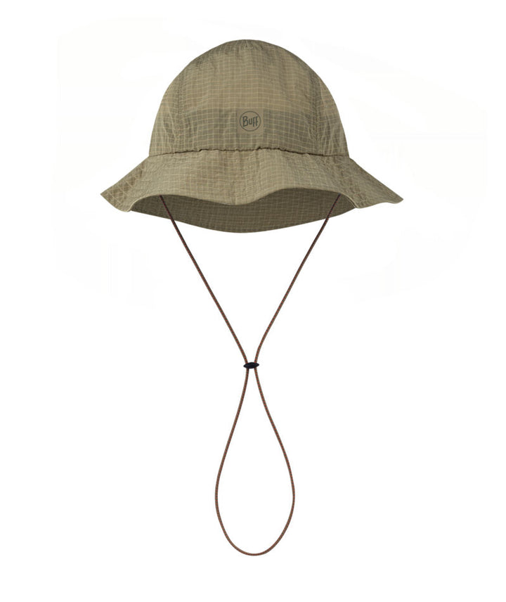 Buff Go Bucket Hat UPF 50 Lightweight Packable Hat In Tundra Khaki