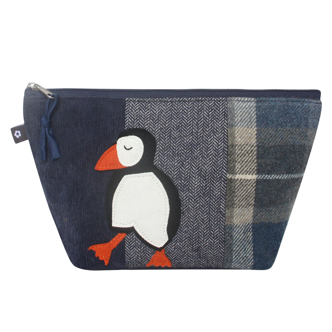 Puffin Applique Make up Bag By Earth Squared