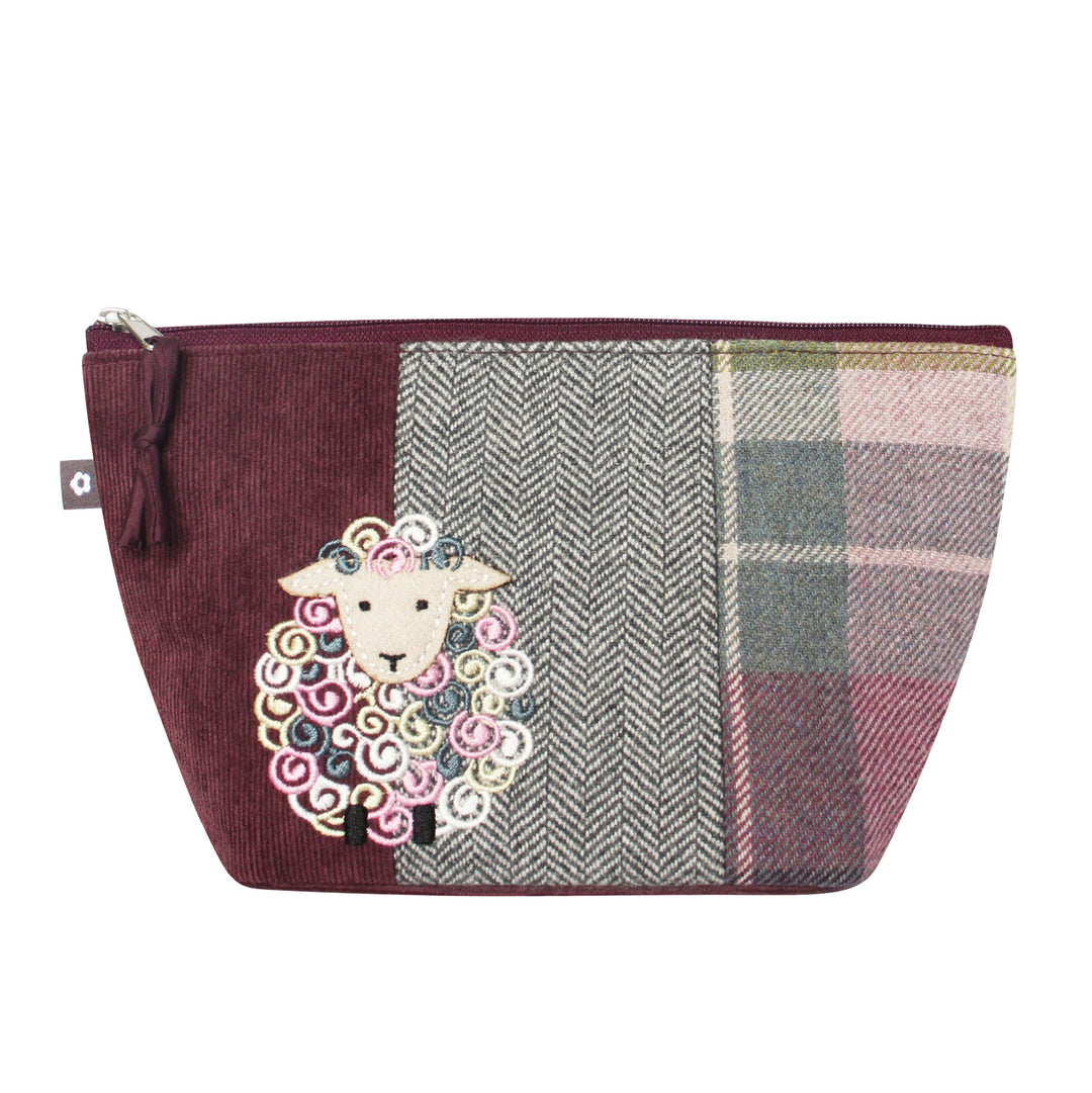 Sheep Applique Make up Bag By Earth Squared