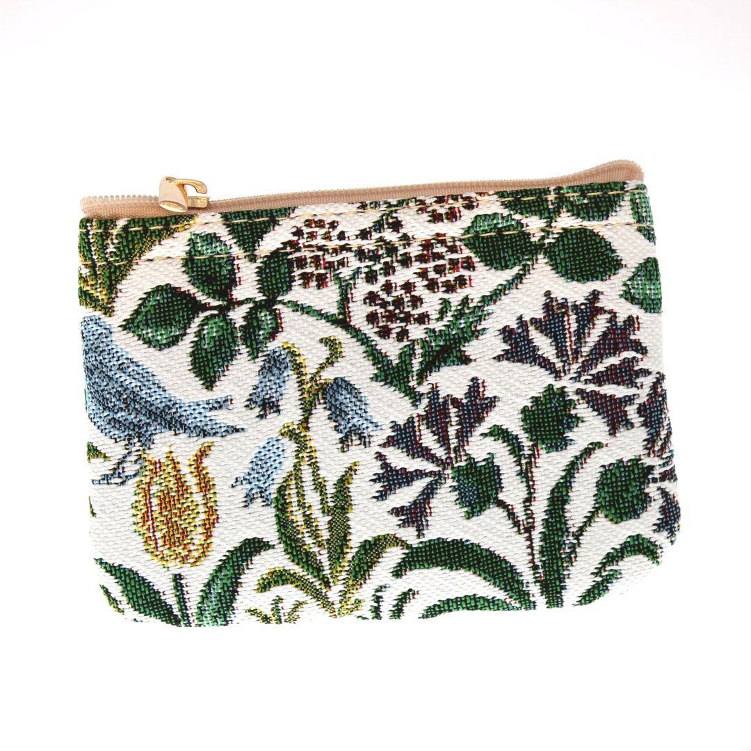 Signare Small Zip Coin Purse Spring Flower