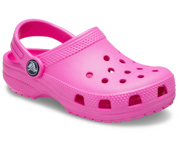 Crocs Kids Classic Clogs In Electric Pink