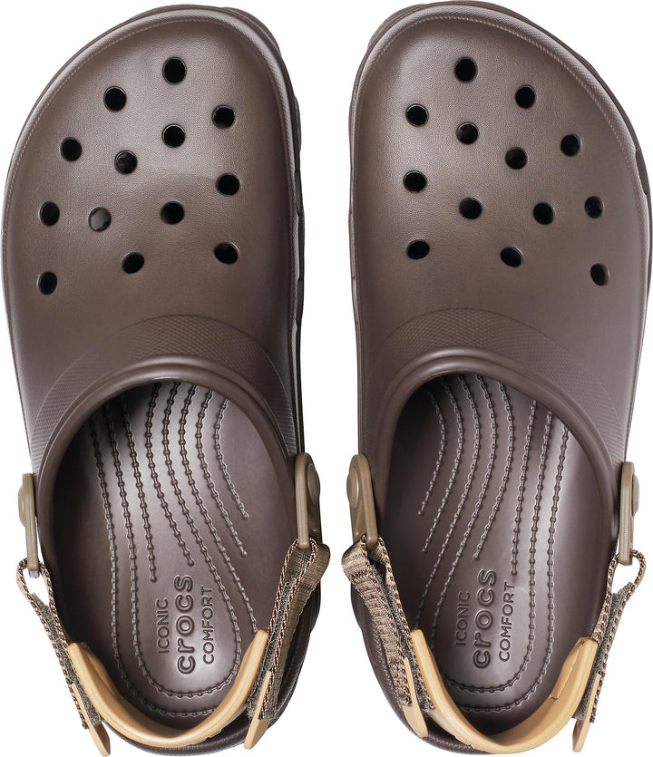 Crocs Adults Unisex All Terrain Clogs In Espresso
