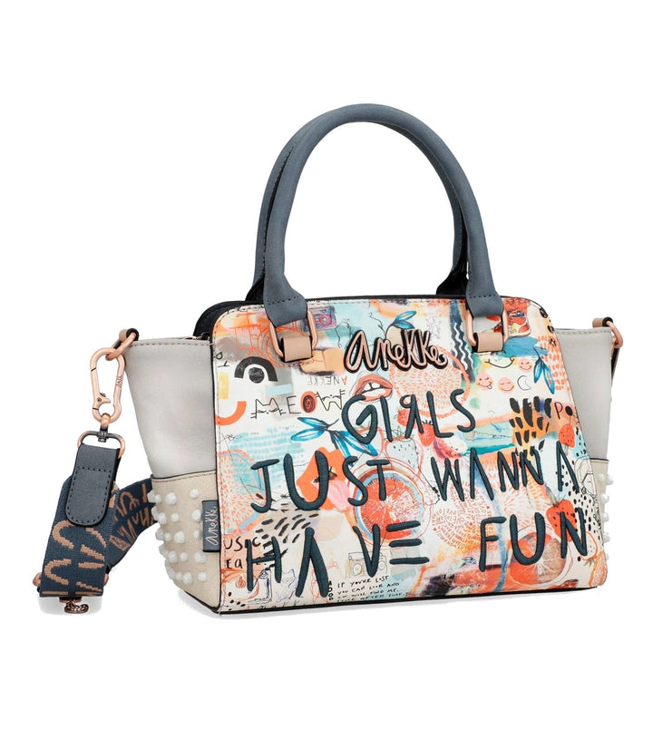 Anekke Fun & Music Top Handle Tote Handbag