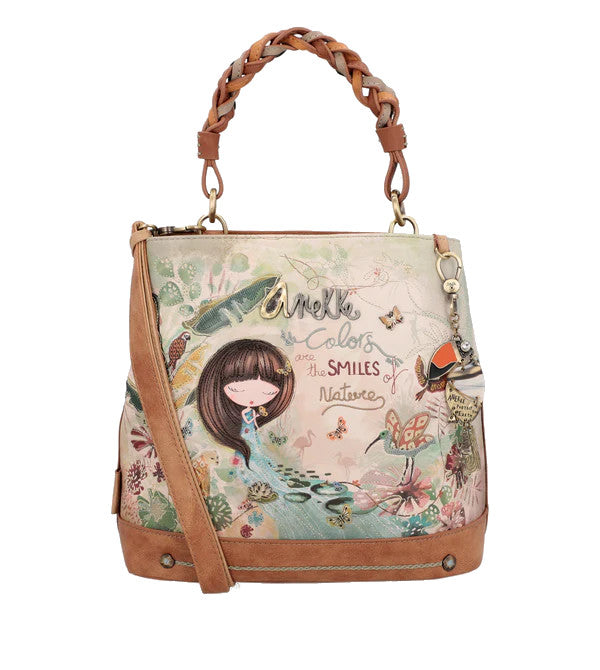 Anekke Amazonia Handbag With Top Handle & Shoulder Strap