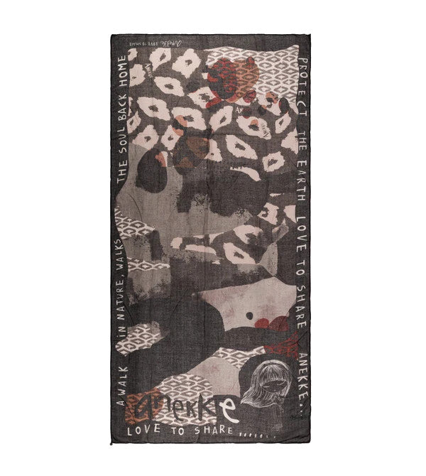Anekke Scarf - Amazonia Black