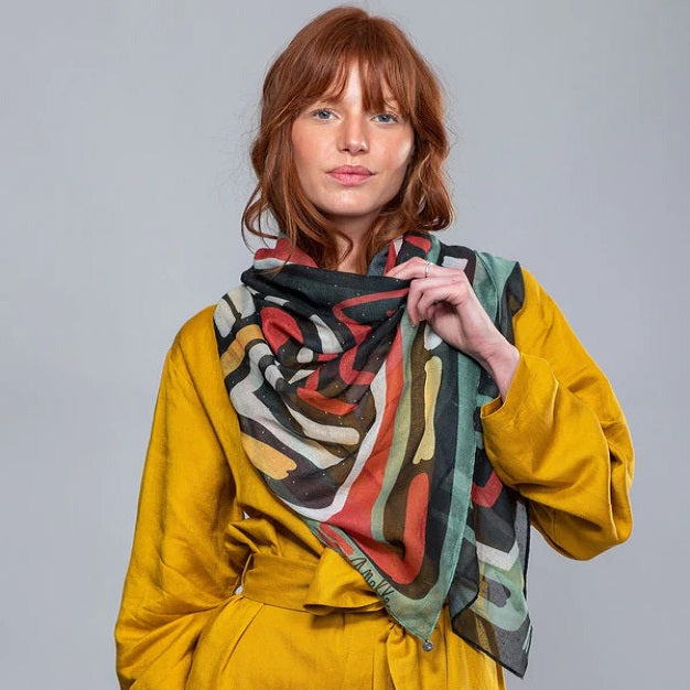 Anekke Scarf - Kene Black