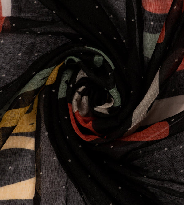 Anekke Scarf - Kene Black