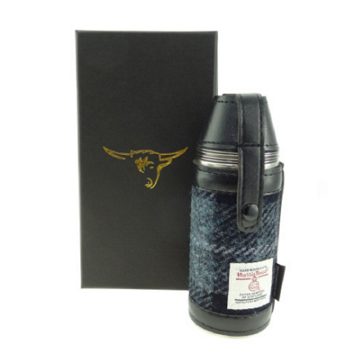 Glen Appin Harris Tweed Hunting Flask Gift Boxed