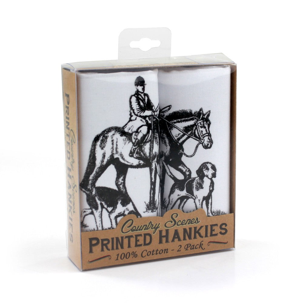 Men’s 100% Cotton Hunting Print Handkerchief / Hanky