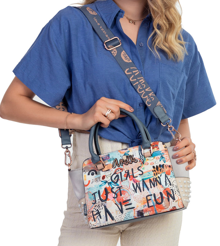 Anekke Fun & Music Top Handle Tote Handbag