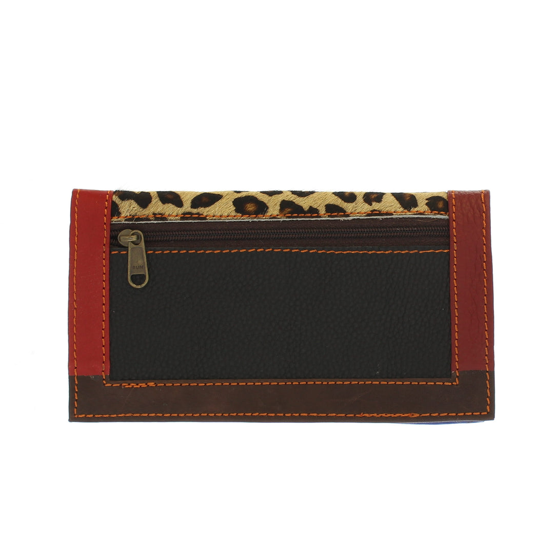 Colourful Animal Print Purse In Recycled Leather 102