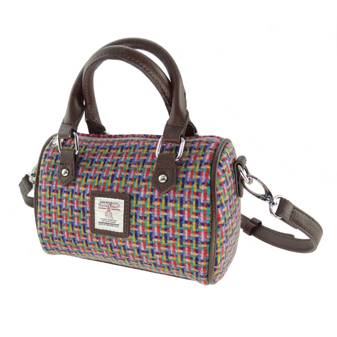 Glen Appin Harris Tweed Mini Bowling Bag Kilbride