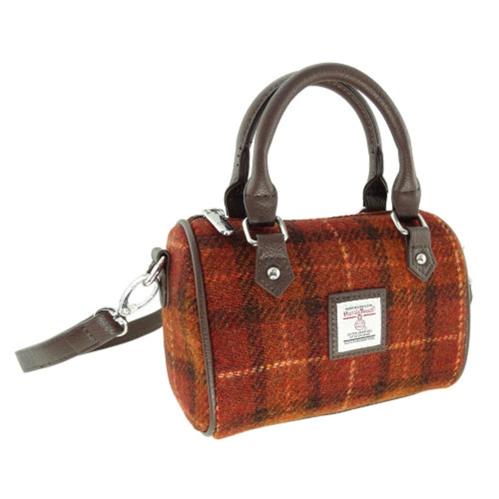 Glen Appin Harris Tweed Mini Bowling Bag Kilbride