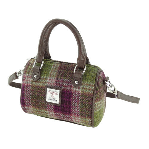 Glen Appin Harris Tweed Mini Bowling Bag Kilbride