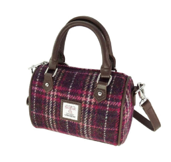 Glen Appin Harris Tweed Mini Bowling Bag Kilbride