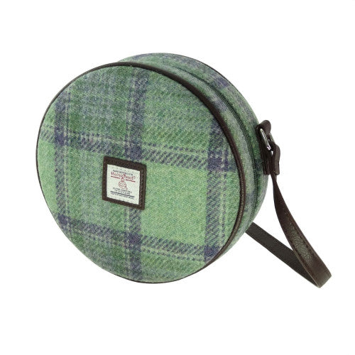 Glen Appin Harris Tweed Mini Round Bannock Bag