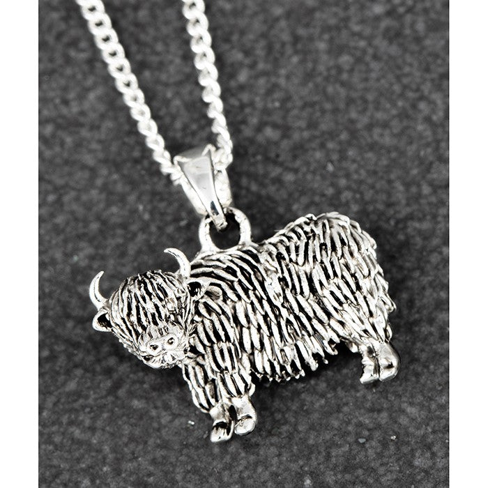 Highland Cow Necklace Gift Boxed By Equilibrium