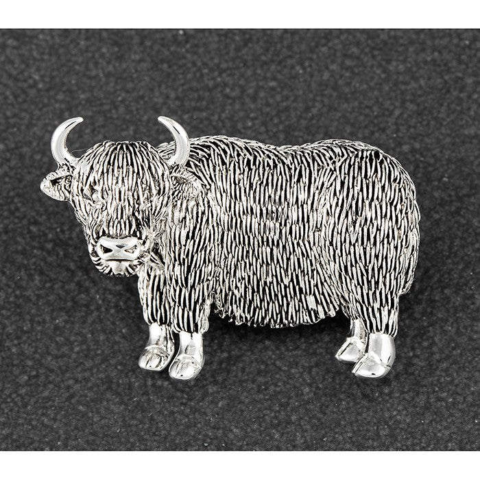 Highland Cow Pin Brooch By Equilibrium