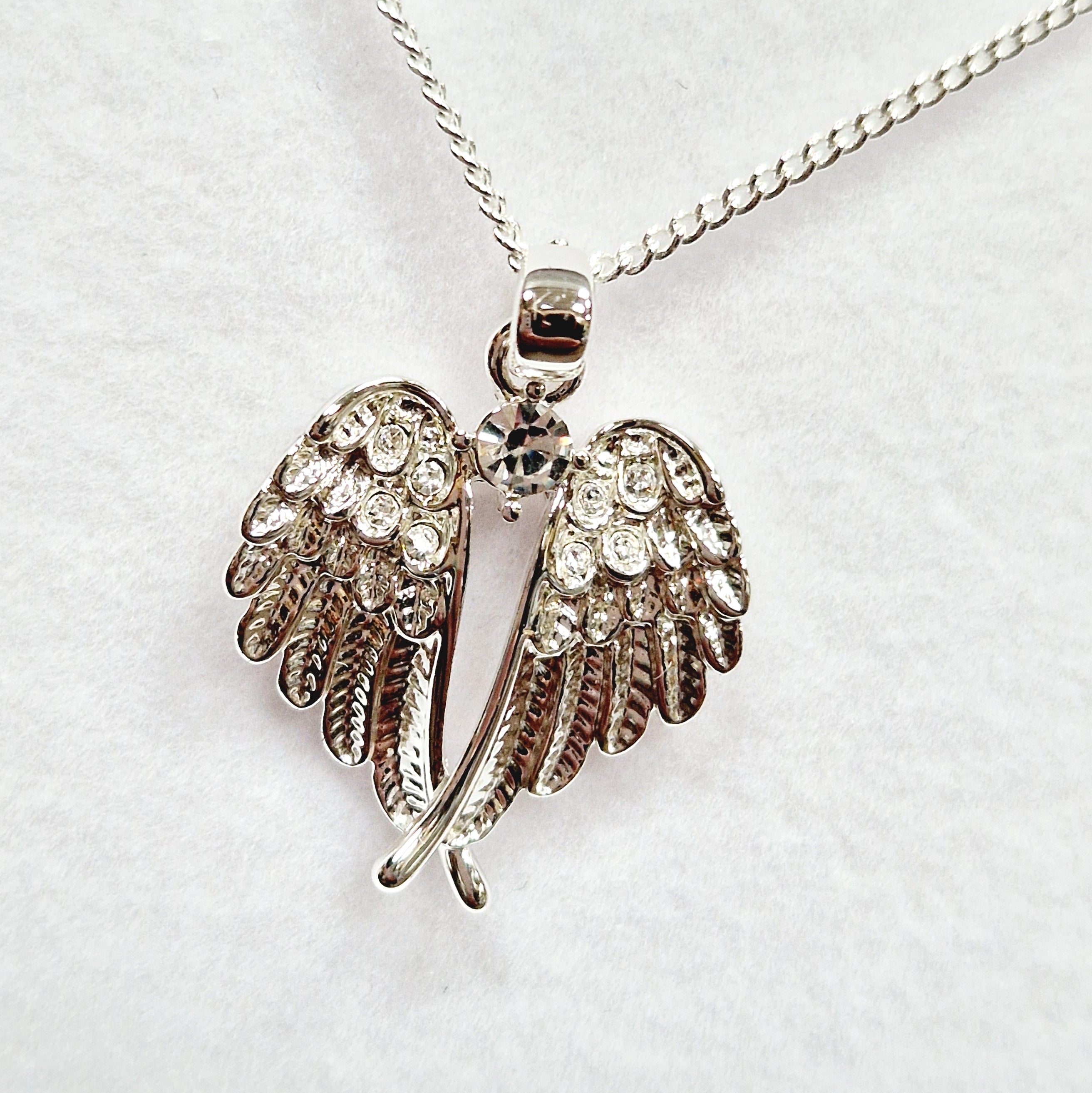 Equilibrium Guardian Angel Wings Necklace – Maggna