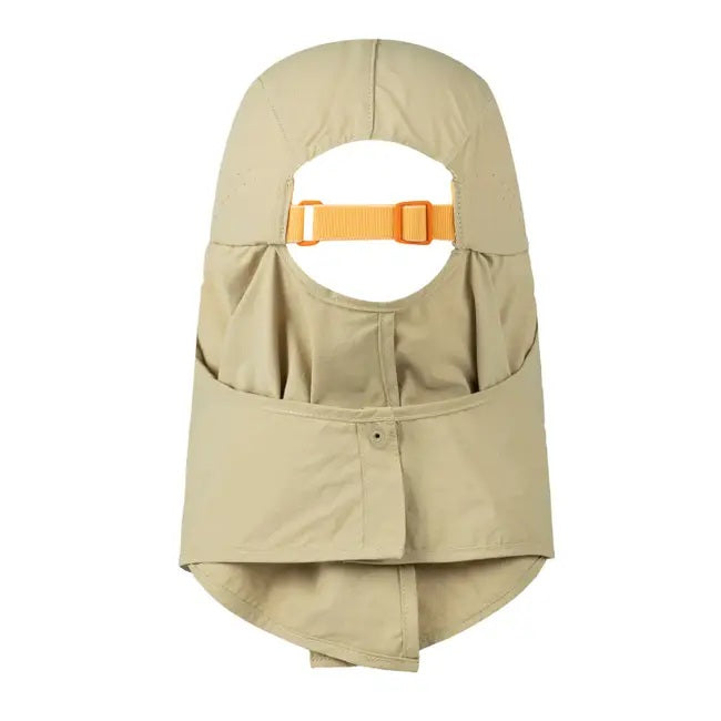 Buff Desert UPF 50 Neck Cape Lightweight Cap In Birch Grey