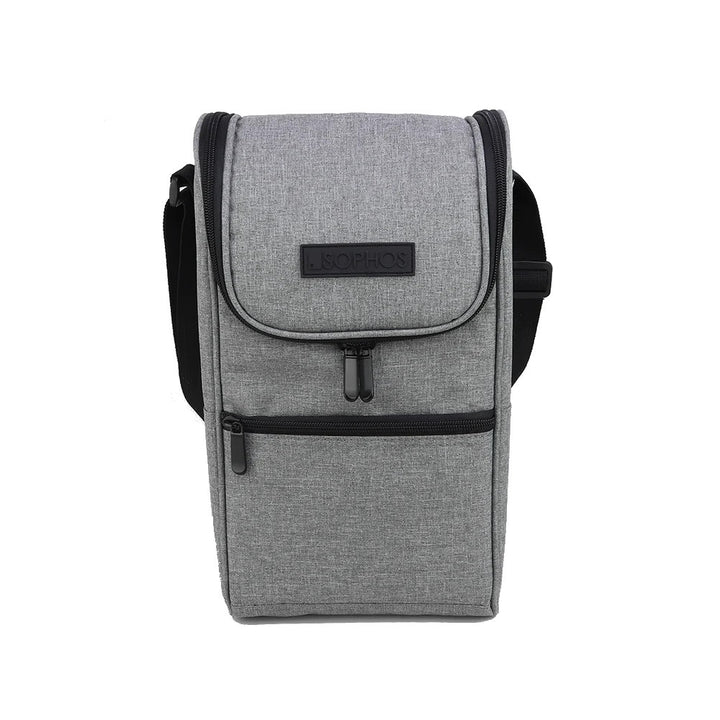 SOPHOS Grey Insulated Bottle Cooler Bag