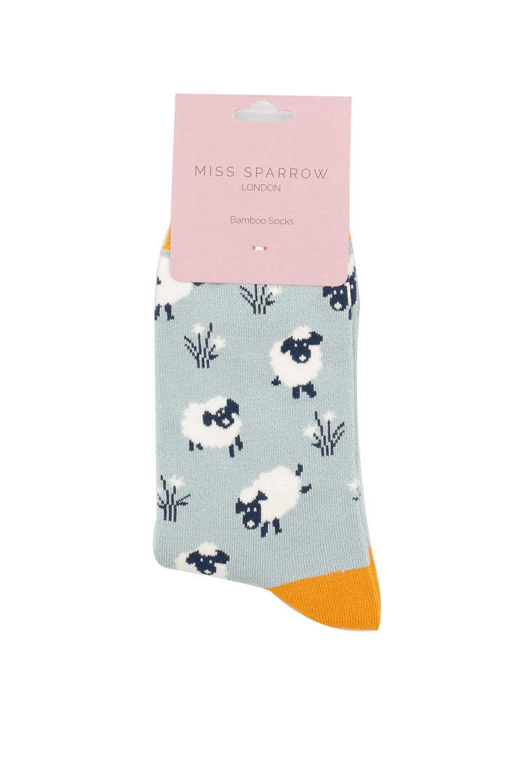 Miss Sparrow Bamboo Socks Leaping Sheep Duck Egg
