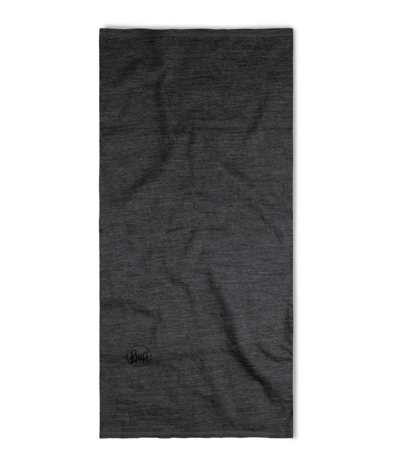 Buff Merino Wool Lightweight Neck Warmer In Grey