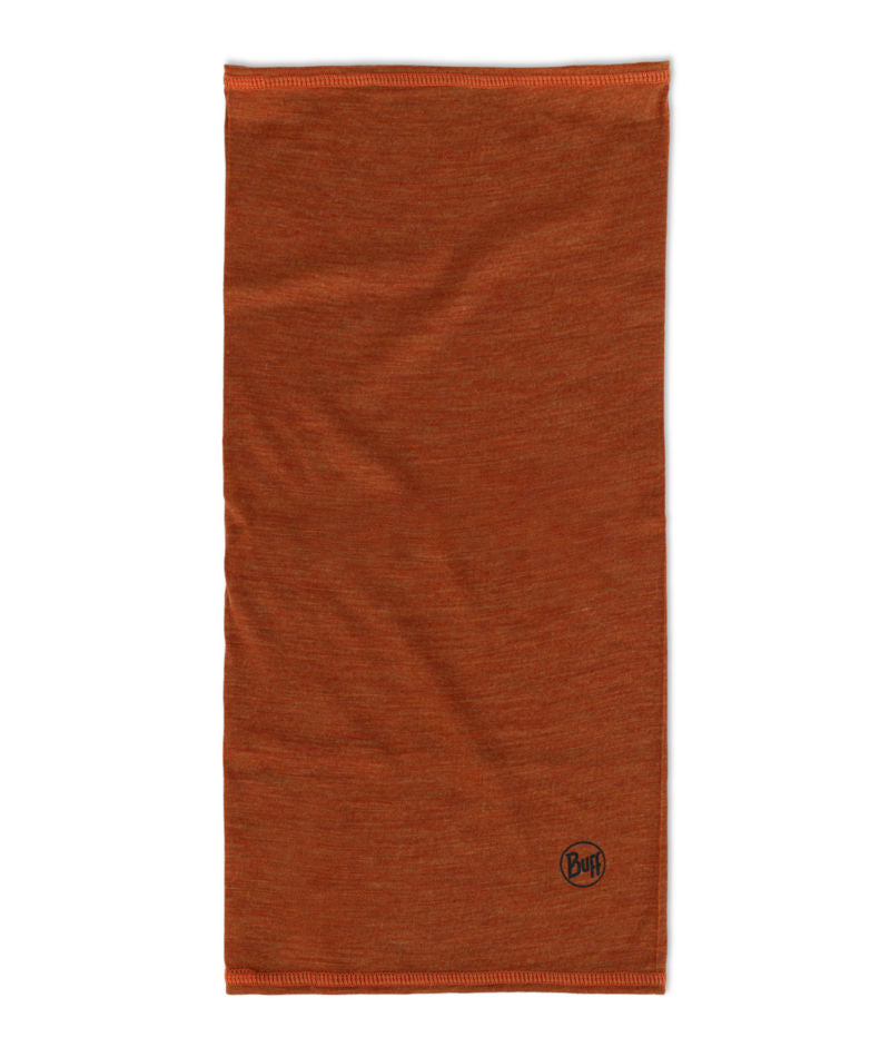 Buff Merino Wool Lightweight Neck Warmer In Cinnamon