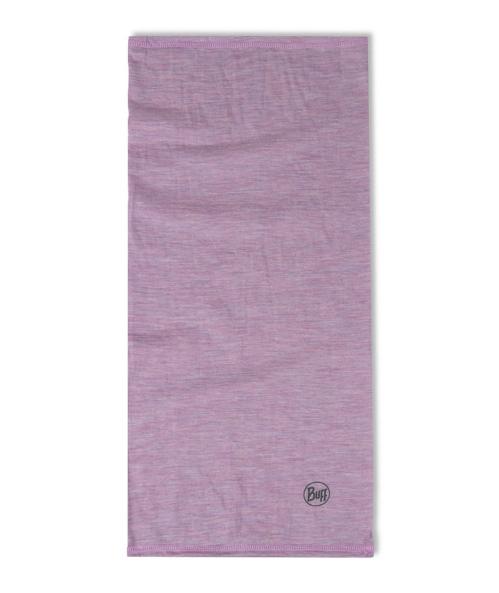Buff Merino Wool Lightweight Neck Warmer In Pansy