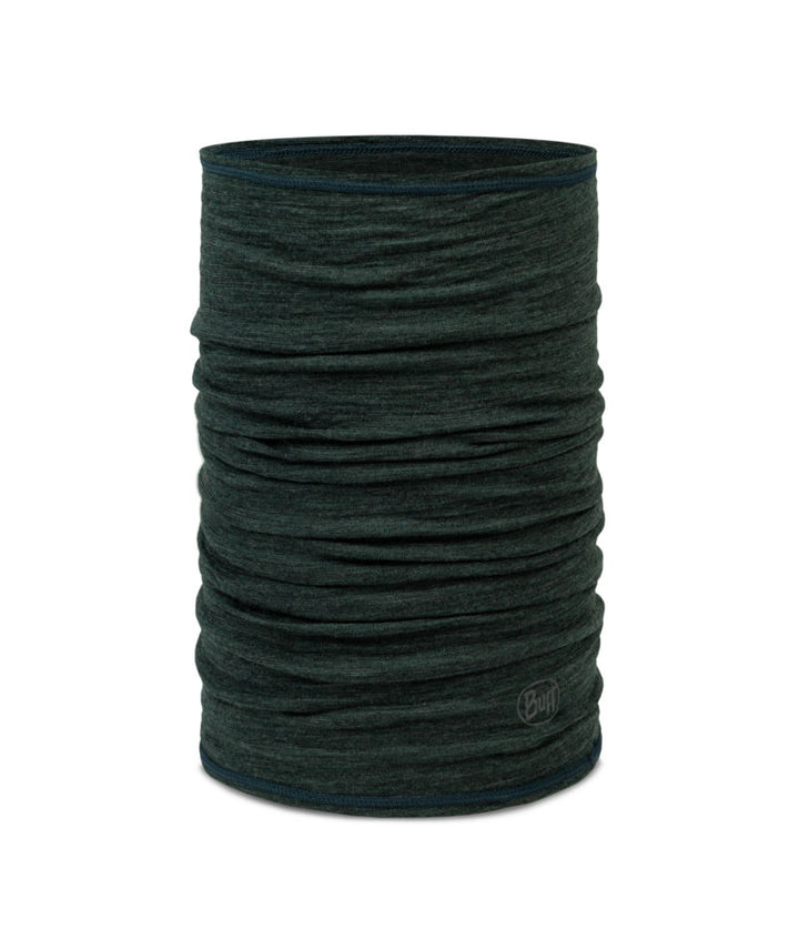 Buff Merino Wool Lightweight Neck Warmer In Forest