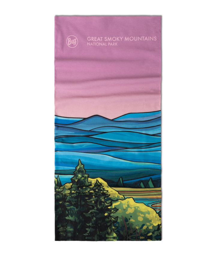 Buff CoolNet UV Neckwear In National Parks Great Smoky Mountains