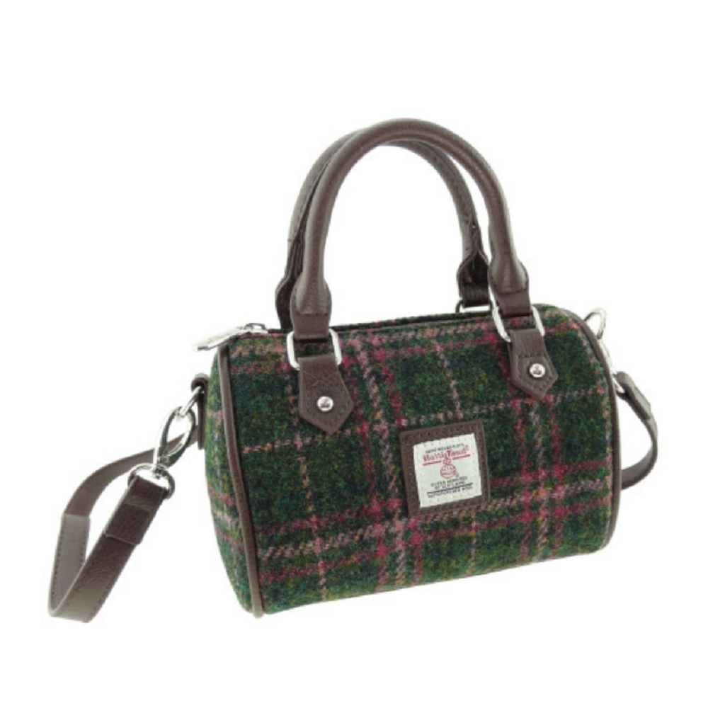 Glen Appin Harris Tweed Mini Bowling Bag Kilbride