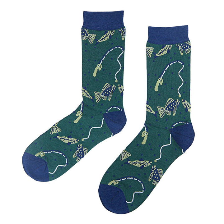 Bamboo Fishing Socks (Green)