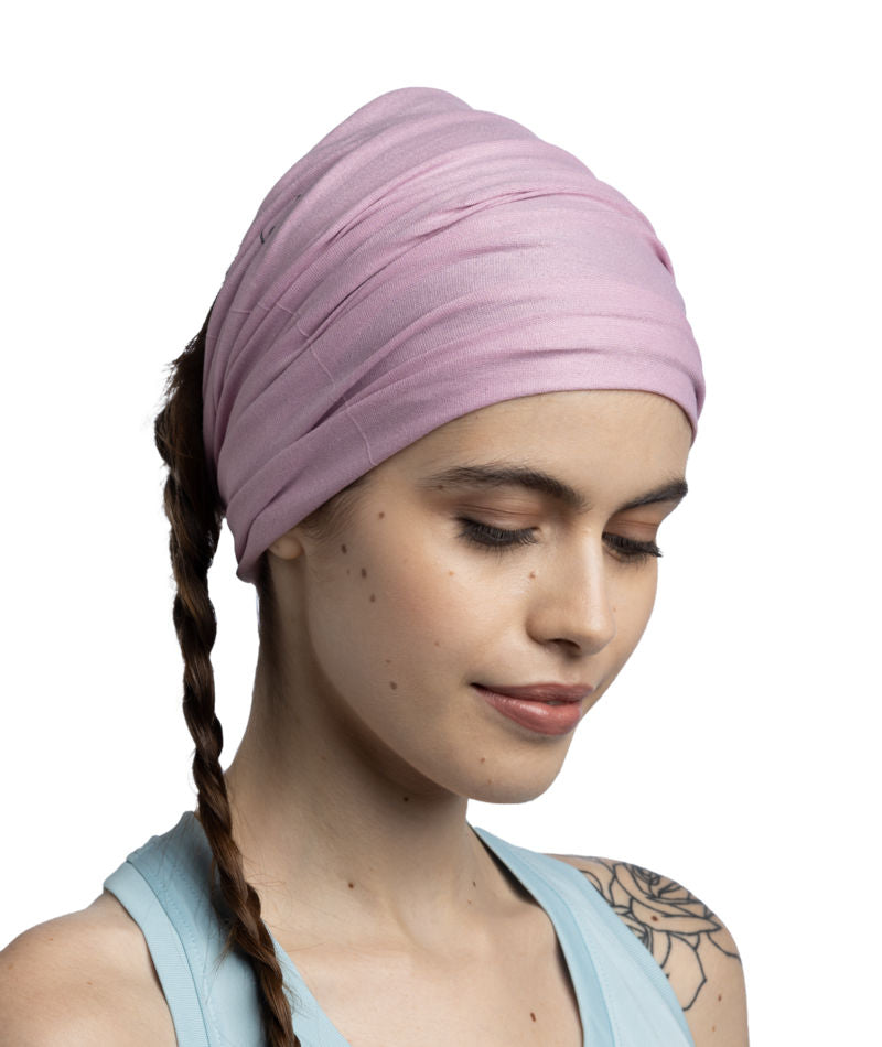 Buff CoolNet UV Neckwear In Solid Orchid