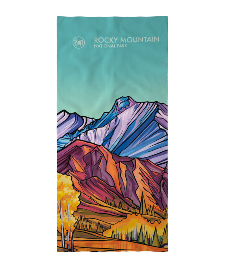Buff CoolNet UV Neckwear In National Parks Rocky Mountains