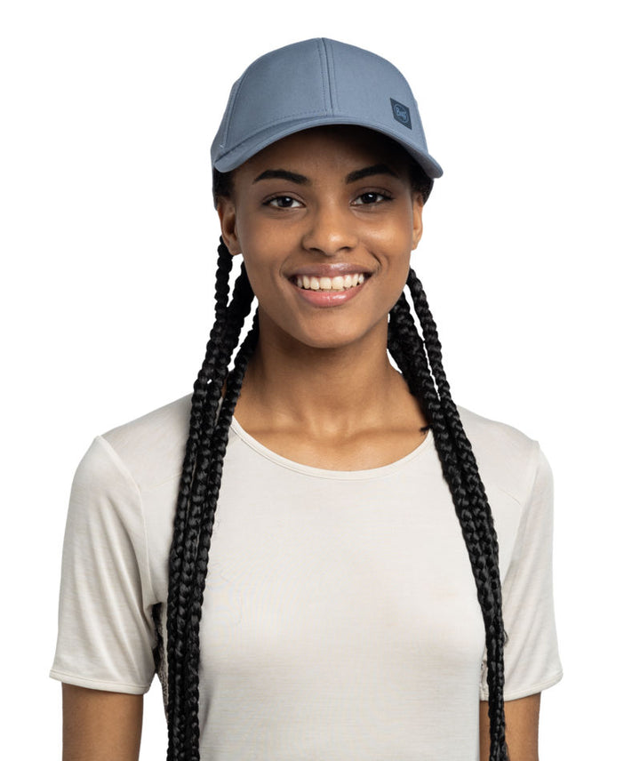 Buff Summit UPF 50 Lightweight Baseball Cap In Stone Blue