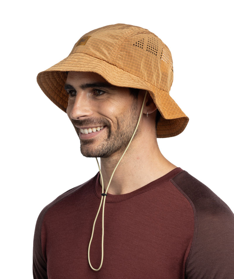 Buff Go Bucket Hat UPF 50 Lightweight Packable Hat In Ginger