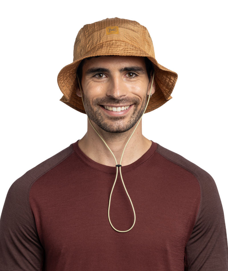 Buff Go Bucket Hat UPF 50 Lightweight Packable Hat In Ginger