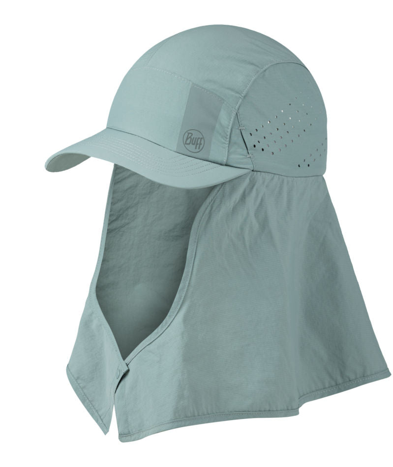 Buff Desert UPF 50 Neck Cape Lightweight Cap In Flint