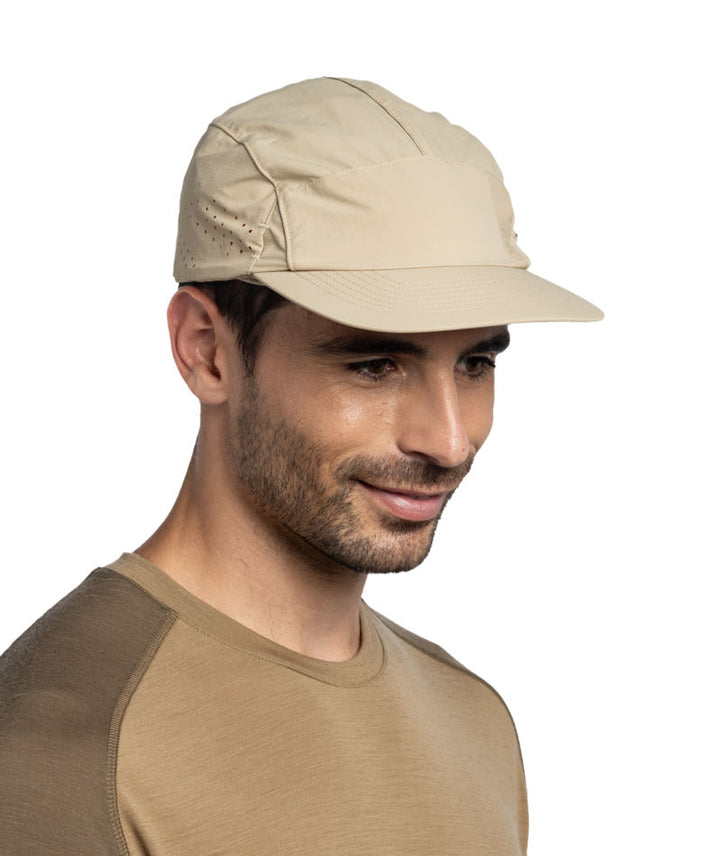 Buff Desert UPF 50 Neck Cape Lightweight Cap In Birch Grey