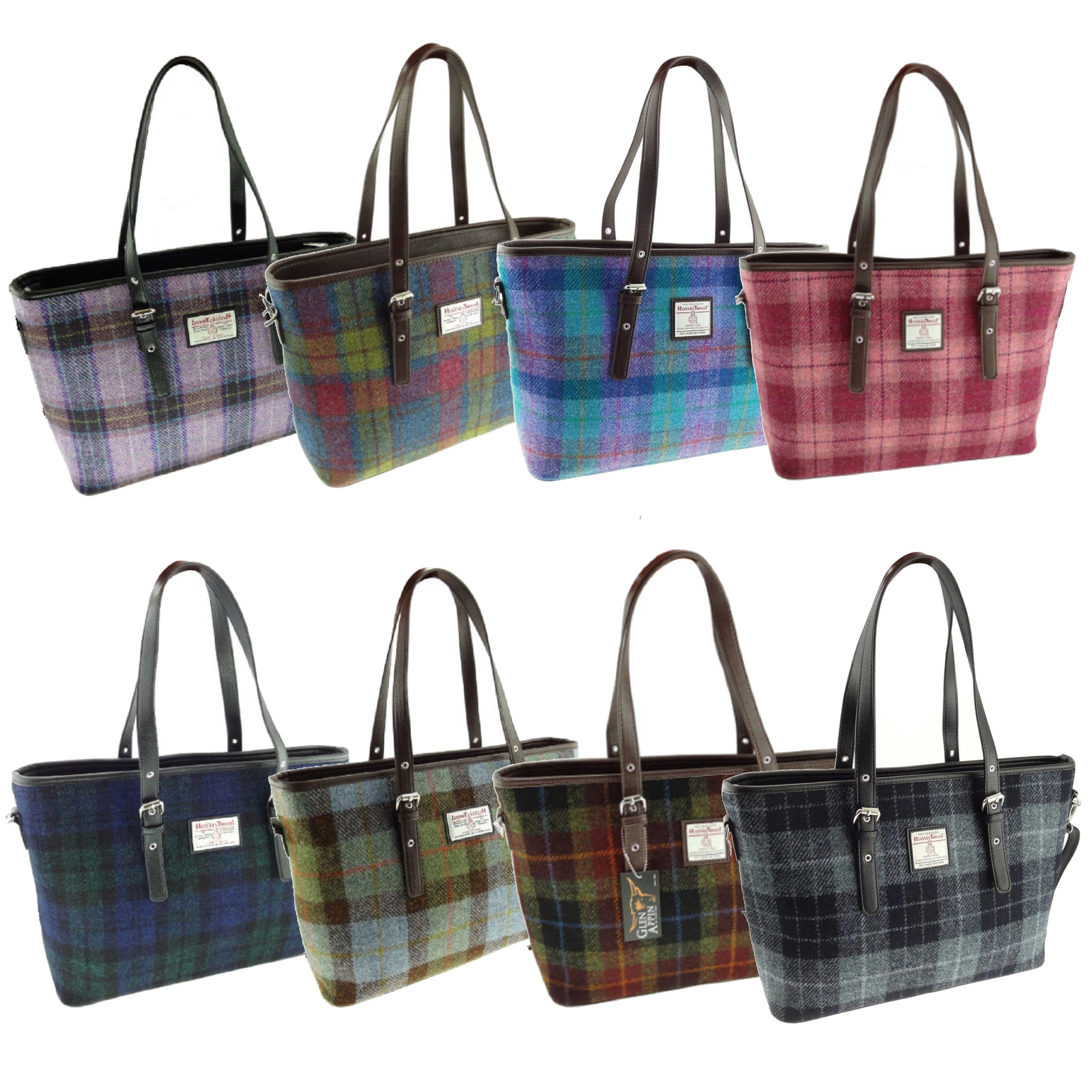 Harris tweed spey tote bag sale