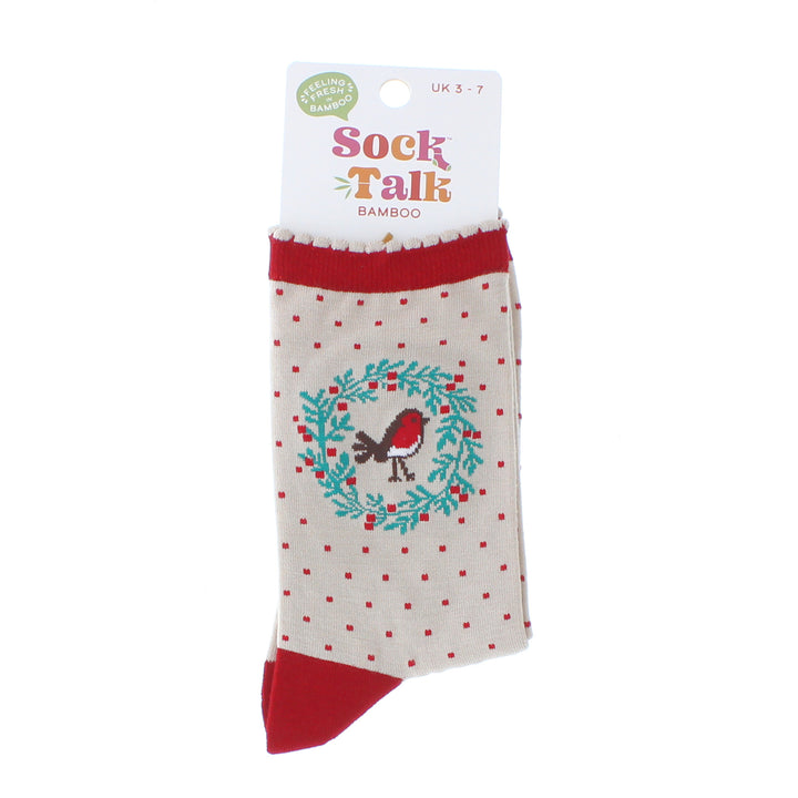 Bamboo Robin Socks (Cream)